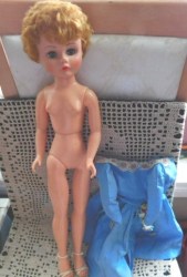 24 inch blue dress nude